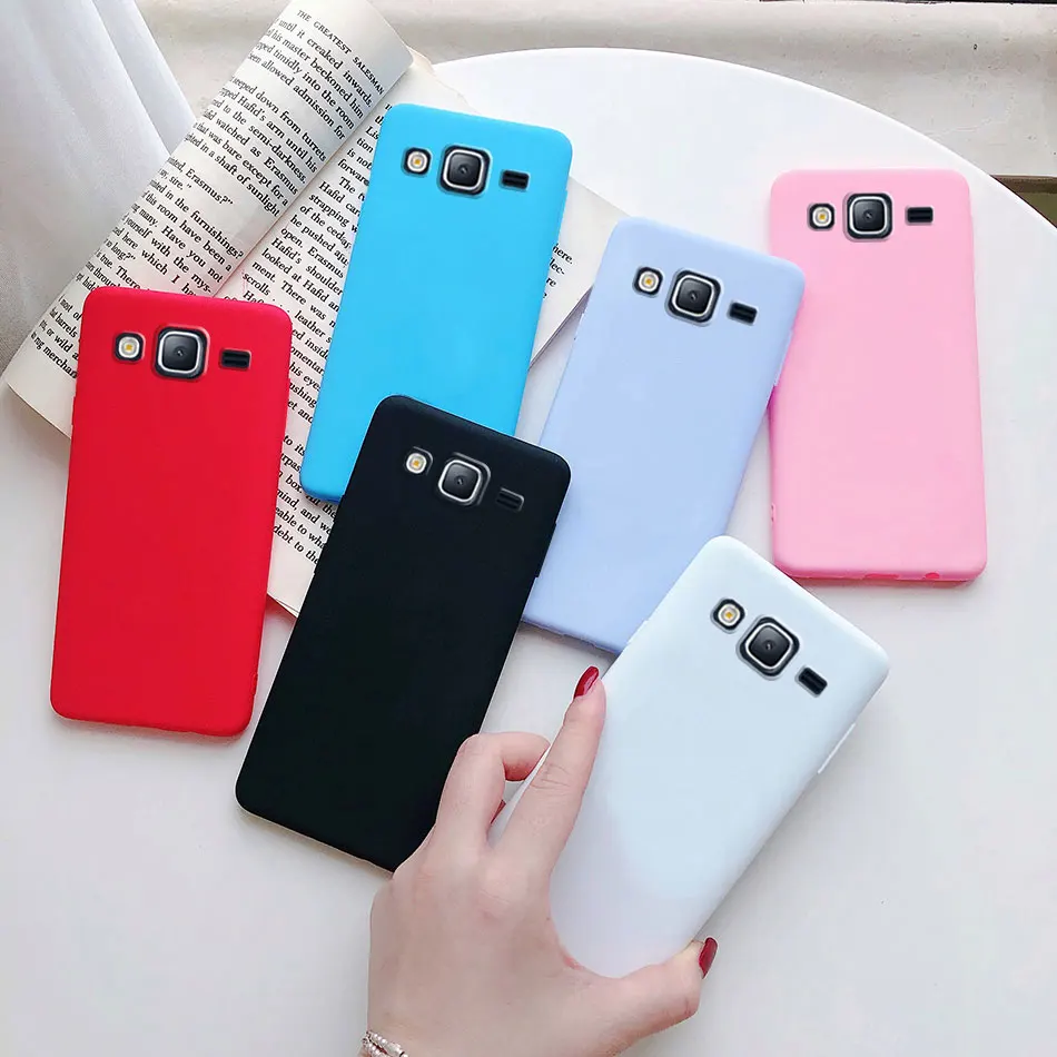 

For Coque Samsung Galaxy Grand Prime Case G530 G530H G531 G531H SM-G531F Case Cover Candy Color Soft Cute Silicone Phone Cases