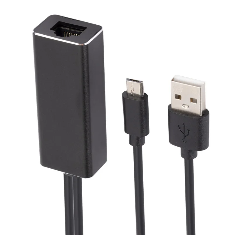 

Ethernet Adapter for Chromecast USB 2.0 to RJ45 for Google Chromecast Ultra Audio TV Stick Micro USB 100mb Network Card GT