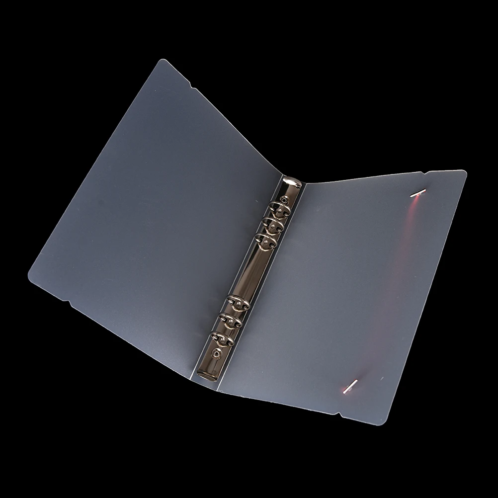 

New 1PC A5 A6 Translucent PP Loose Leaf Spiral Binder Matte 6 Holes Notepad Camp for Notebook Accessories Stationery Supplies