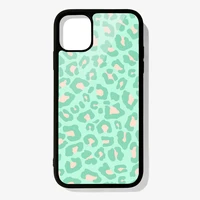 phone case for iphone 12 mini 11 pro xs max x xr 6 7 8 plus se20 high quality tpu silicon cover green leopard print