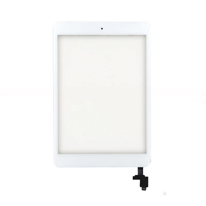 Для iPad Mini 1 Mini 2 A1432 A1454 A1455 A1489 A1490 A149 стекло сенсорный экран дигитайзер сенсор+ IC чип Разъем Flex+ ключ кнопка