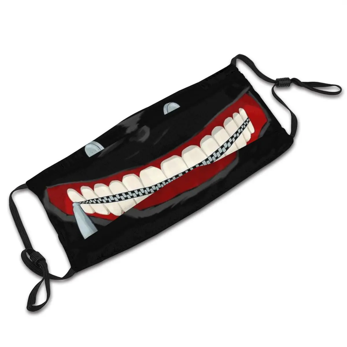 

Tokyo Ghoul Touka Kirishima Seek Novelty Animation Mascarilla Masque Facial Mask Zip Up Smile Masks Mouth Mask With Filters