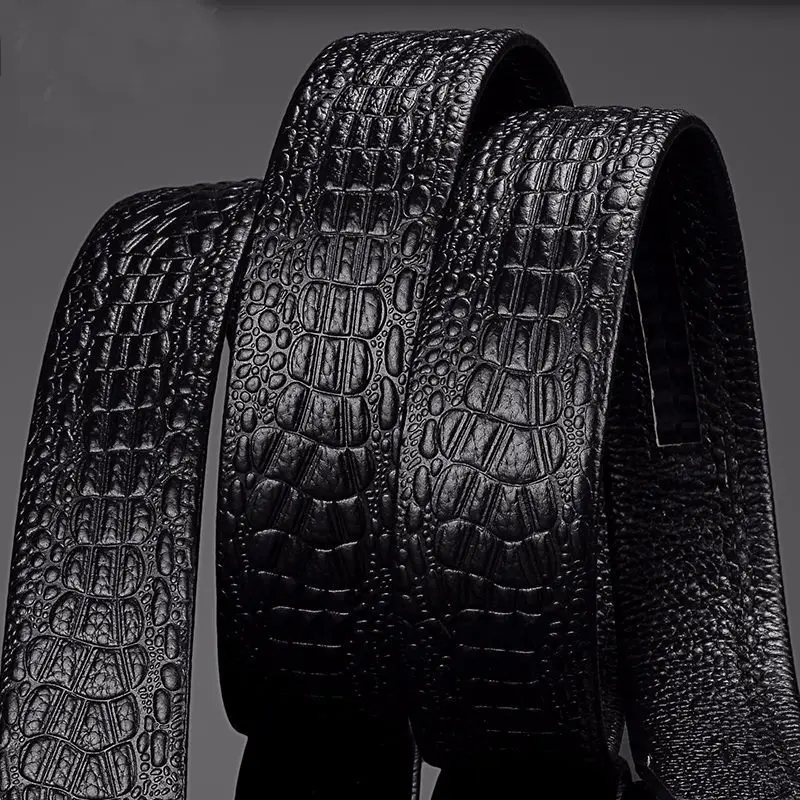 Ремень мужской из натуральной воловьей кожи с автоматической пряжкой NS48 |