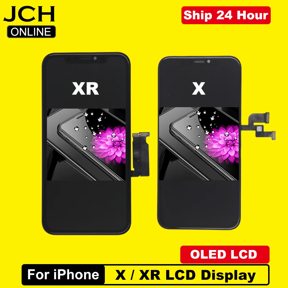 AAA качественный ЖК-дисплей для iPhone XR с 3D сенсорным дигитайзером в сборе без битых пикселей для iPhone X ЖК-дисплей OLED XR TFT экран