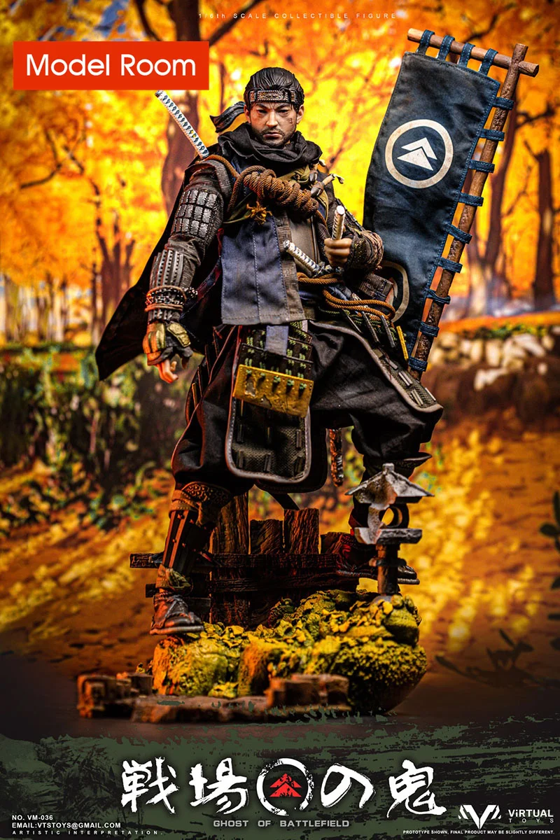 VTSTOYS VM-036 1/6 фигурка Призрака с поля боя модель 12 дюймов японский самурайский