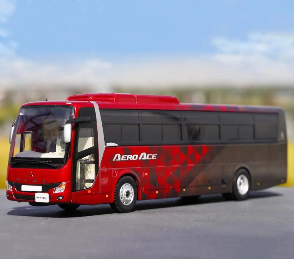 Details about   1/43 Scale Mitsubishi Fuso Aero Ace Bus Red Diecast Model Collection Toy Gift 