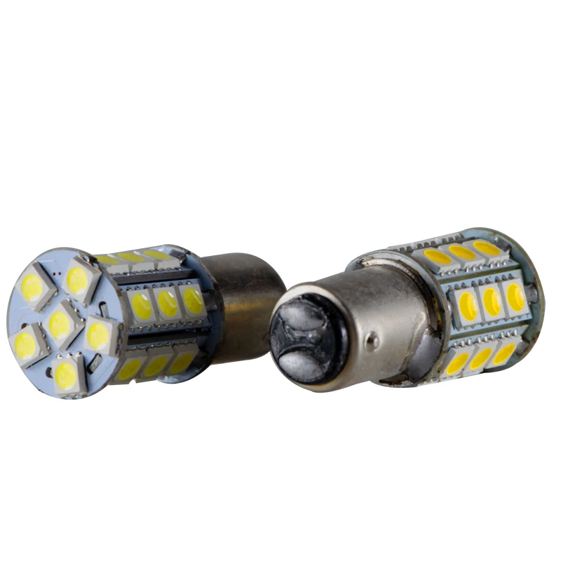 S25 1156 BA15S 1157 BAY15D canbus 12V 24v 3W светодиодный светильник авто передняя лампа стоп-сигнал светильник с отложным воротником парковочная лампа smd 5050