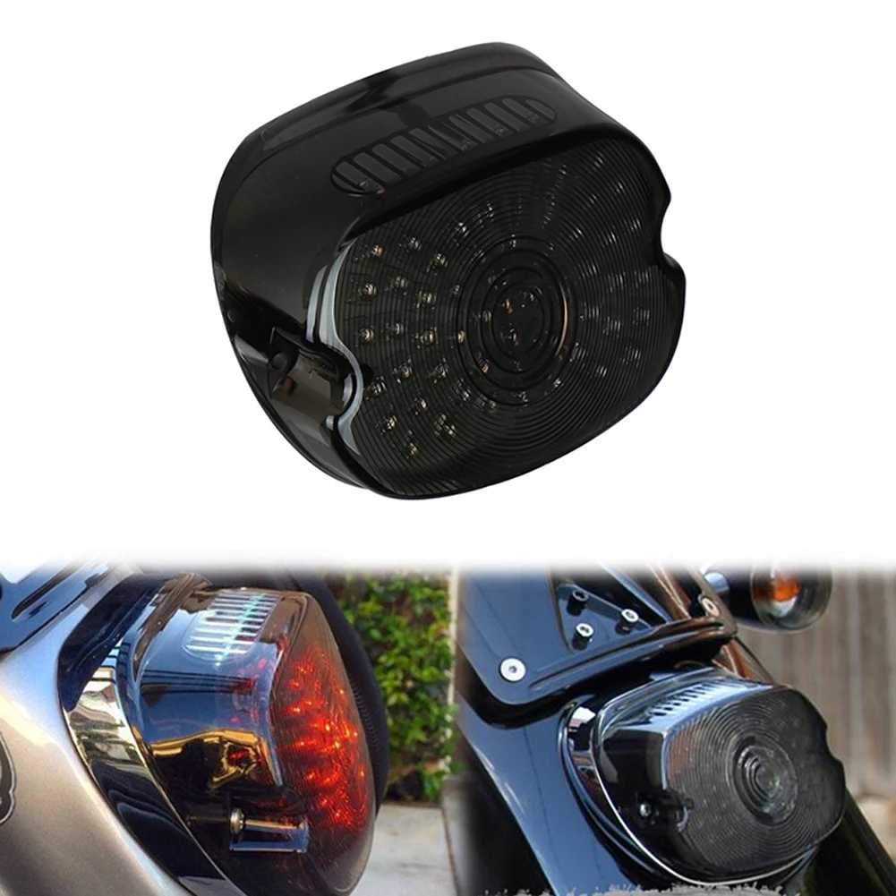

1x LED Tail Brake Stop Rear Turn Indicator Signal Light Lamp Taillight For Harley Softail Dyna Sportster LED Rear Tail Headlight