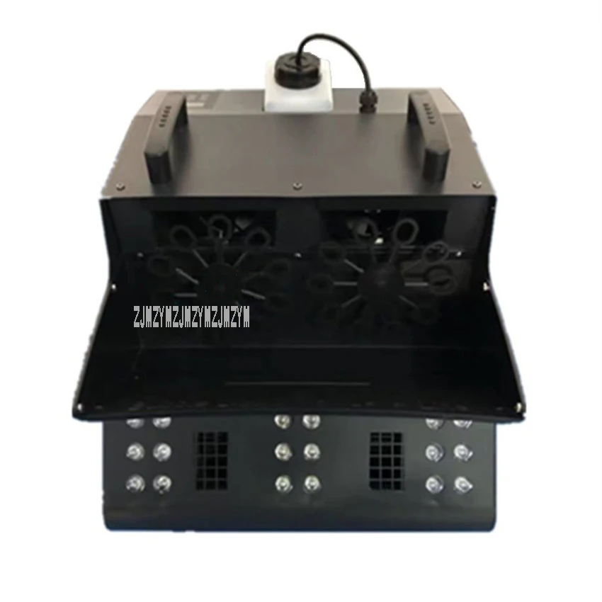 Двухколесный дымовой пузырь Интегрированная машина Led пузырьковый туман