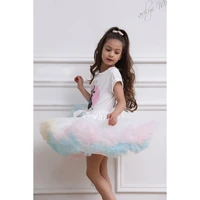ballet dress kids tutu skirt flower girl petticoat underskirt ball gown princess party dance baby colorful tutu skirt dresses