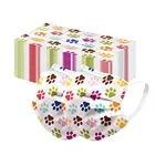 10-100Pcs-Box для взрослых, женская пижама с рисунками героев мультфильма одноразовые маски 3 Слои Детские фильтр гигиены утепленные уход за кожей лица маска Хлопка Обложка для рта