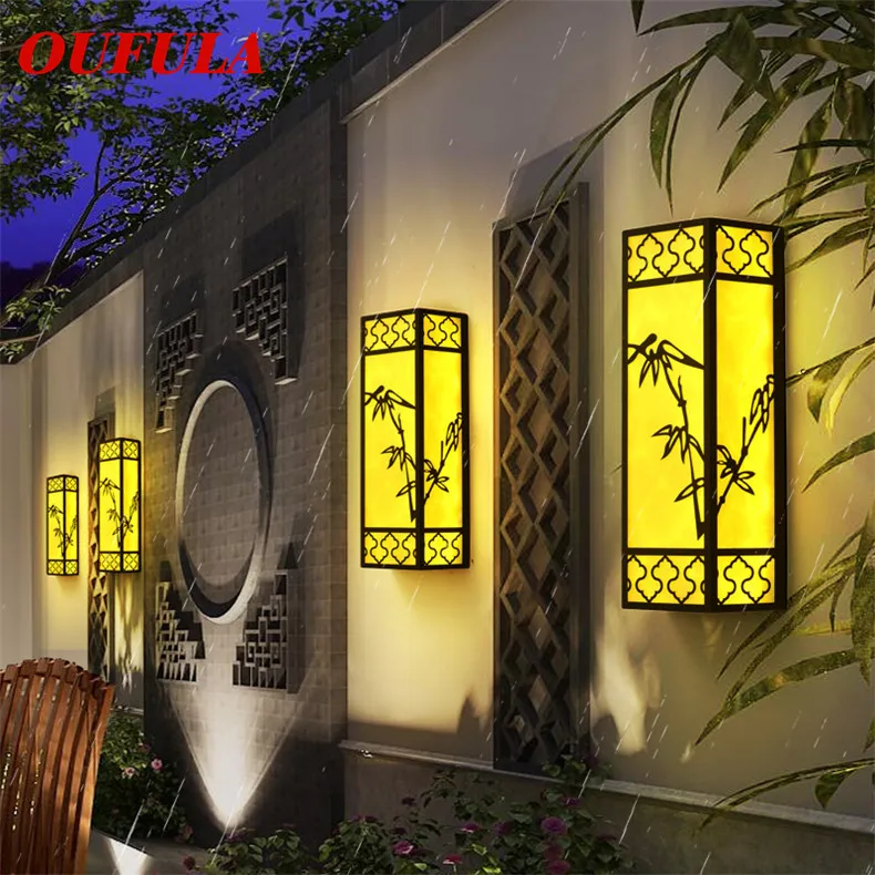 

Настенные уличные лампы BROTHER, водонепроницаемые современные креативные светильники для двора, коридора, виллы, дуплекса, отеля