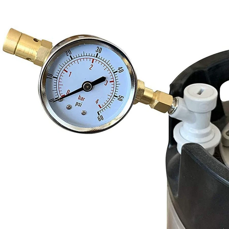 Шаровой клапан с регулируемым давлением и манометром 0 60 фунтов на кв. дюйм