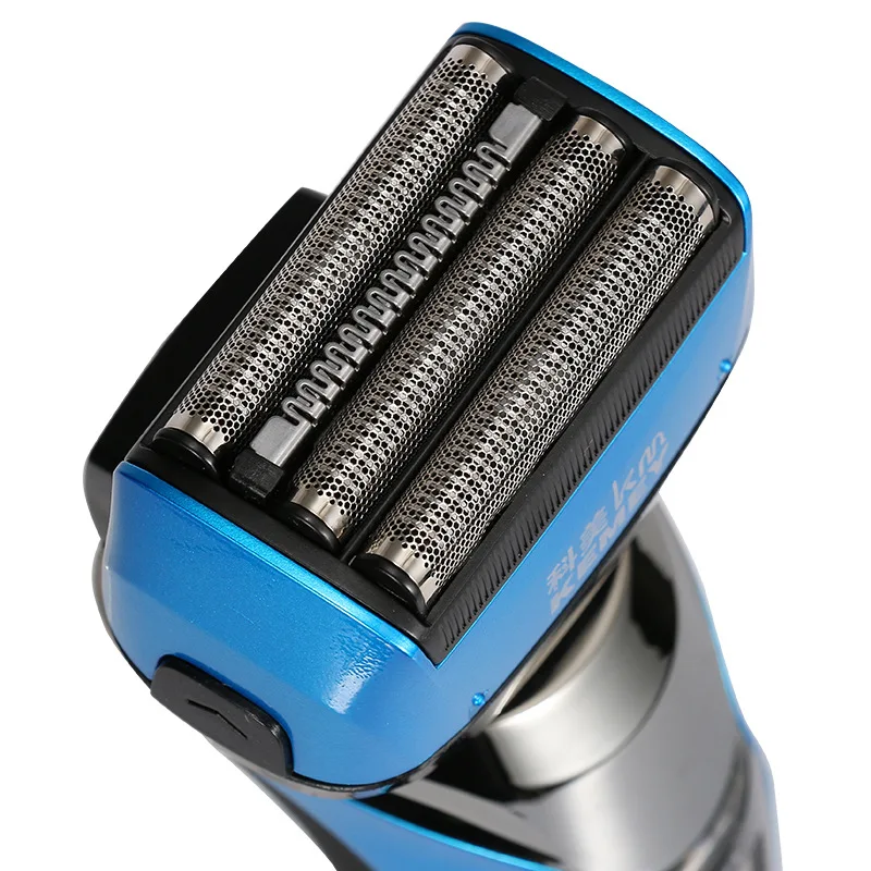 Бритвенные лезвия для электрического триммера бороды Kemei KM-8150 четыре аксессуары