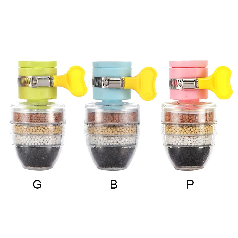 Фильтр для крана Водоочиститель дома и кухни с активированным углем