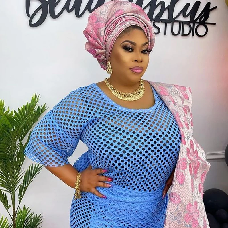 SJD кружевная чисто белая африканская кружевная ткань 2020 Высокое качество Водорастворимая гипюровая кружевная ткань для нигерийских свадебных платьев a2134