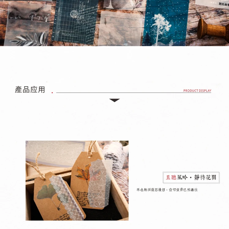 Винтажный блокнот для заметок цветная бумага для заметок Diy Скрапбукинг пули журнал белые чернила материал бумага Note Tearable канцелярские принадлежности