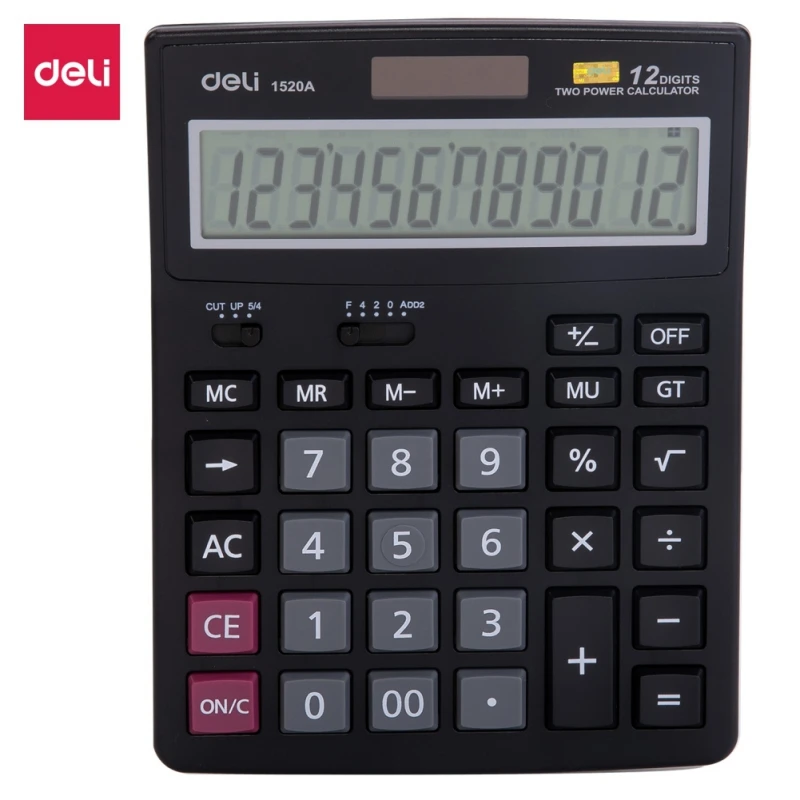 

Deli E1520A Calculator Large Screen, Large Buttons,Multi-function, with Voice