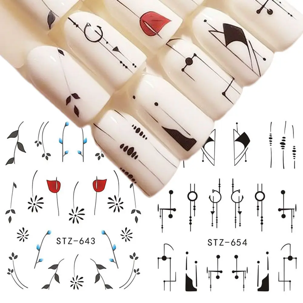 Маникюрные наклейки для девочек и женщин новые модные самостоятельного дизайна