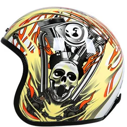 

ECE Motorcycle Helmet Open Face Fiberglass Light Weight Helmet Retro Men Motorbike Helmet Scooter 3/4 Helmet Moto Casque