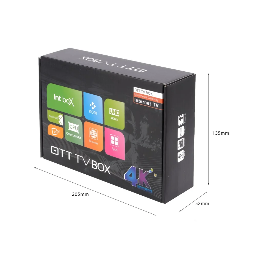 ТВ приставка Int Box I7 Amlogic S912 Восьмиядерный Android 6 0 2 ГБ/8 ГБ 4G/5 ГГц Двойной Wi Fi BT4.0 4K Intbox