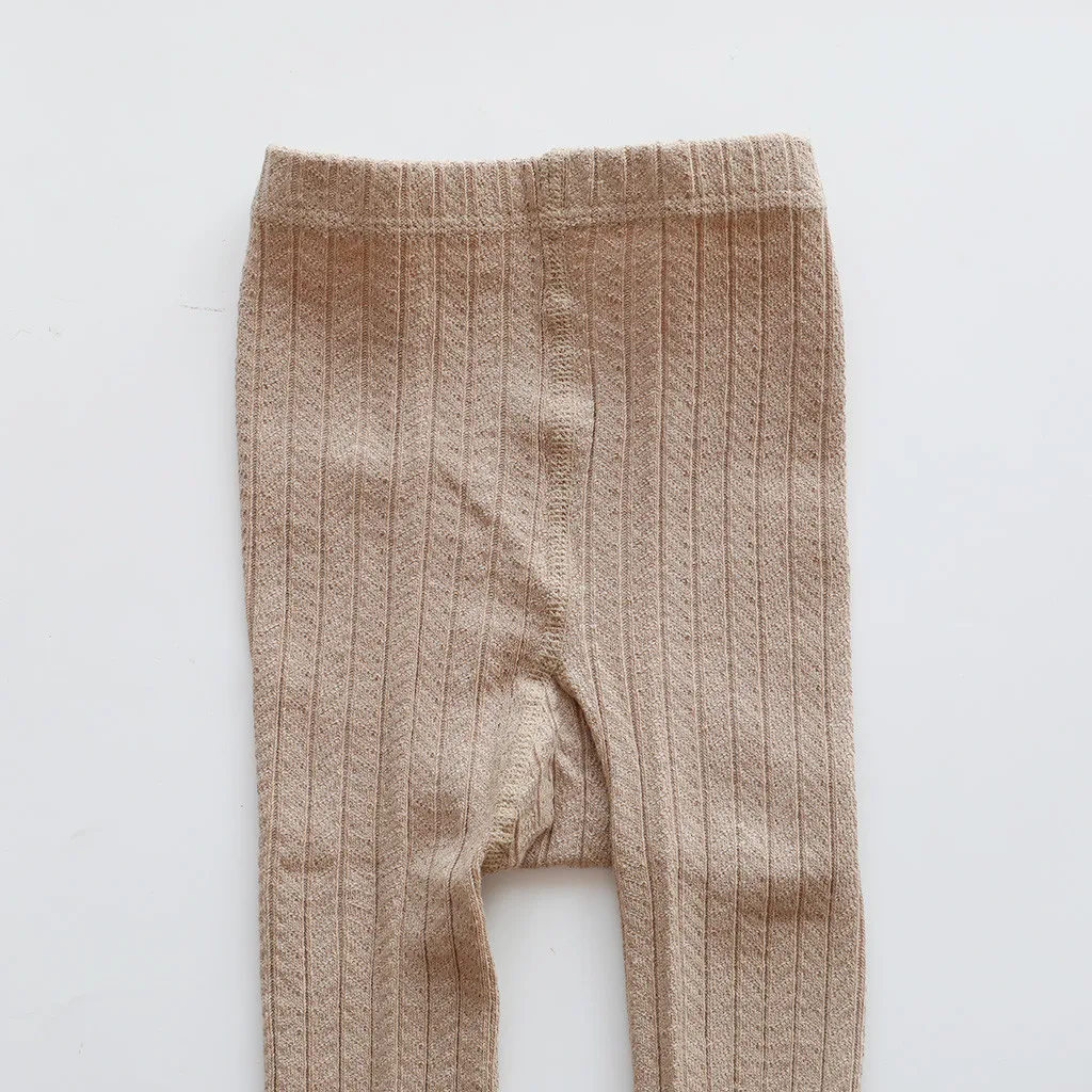 Обтягивающие колготки для маленьких девочек; Новинка; хлопковые теплые колготки для маленьких мальчиков и девочек; леггинсы; штаны; однотонные чулки; От 0 до 8 лет