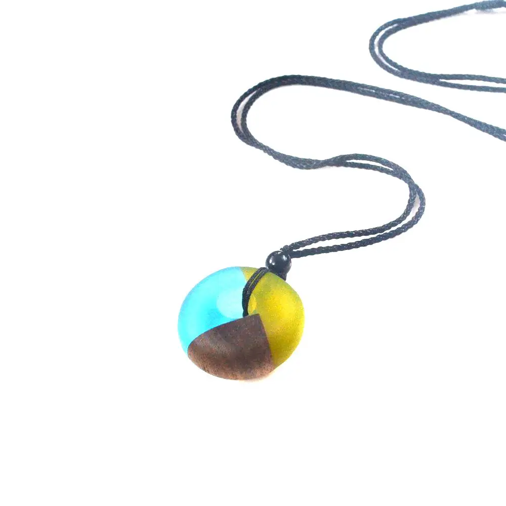 Круглое и яркое модное ожерелье для мужчин женщин Высококачественная