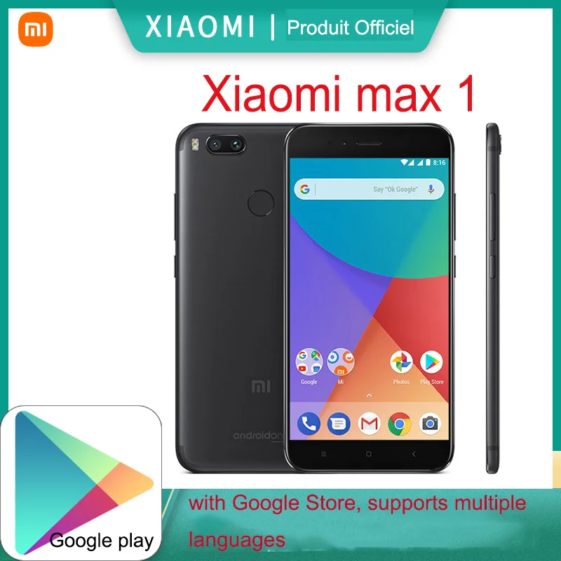 

smartphone Xiaomi MAX 1 celular 3G 64G 4850mAh Fingerprint Android cellphone Global ROM