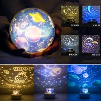night lights for kids multifunctional night light star projector lampled planet magic projector colorful rotate lamp baby gift
