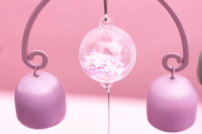 Cute cat wind chimes Japanese style iron chime door hanging ornament bell pendant student housewarming birthday gift | Дом и сад