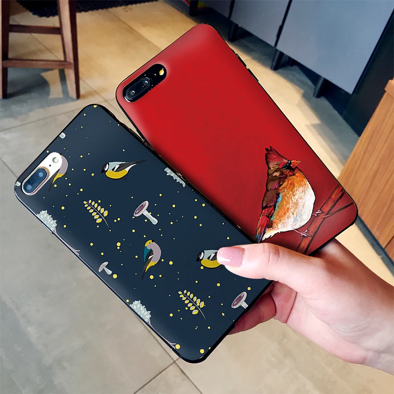 Чехол для телефона с изображением птиц и цветов Xiaomi Redmi 7 Note 4X 5A 16G 32G GO 7A K20 Pro 6 5 8 |