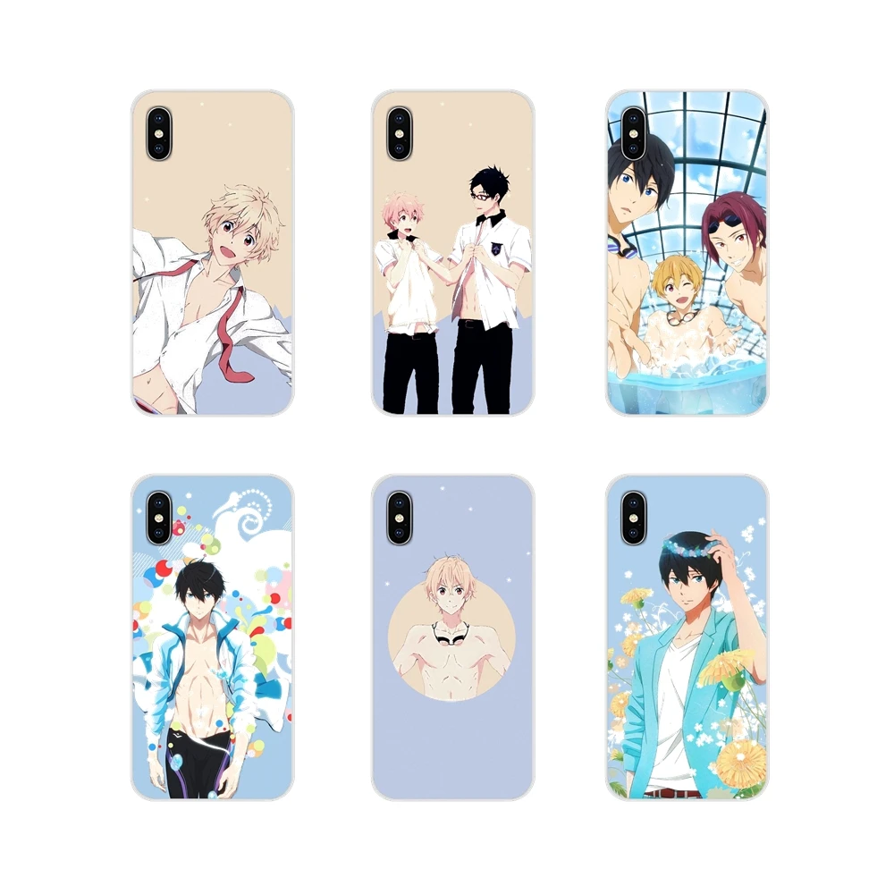 Аксессуары кожаный чехол Iwatobi плавающий клуб Рей рюгазаки nagisa для Xiaomi Mi4 Mi5 Mi5S Mi6 Mi