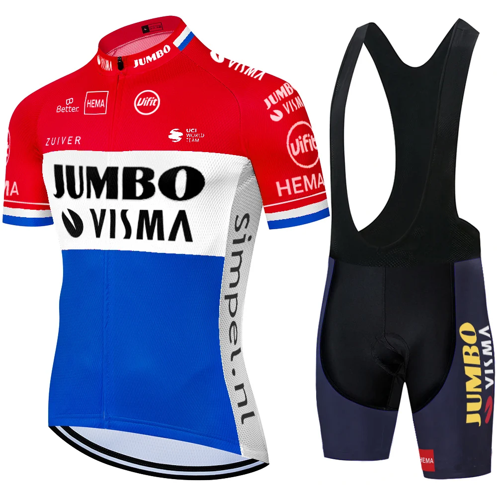 Команда JUMBO VISMA Велоспорт Джерси 2020 Лето быстросохнущие велосипедные Шорты ropa de