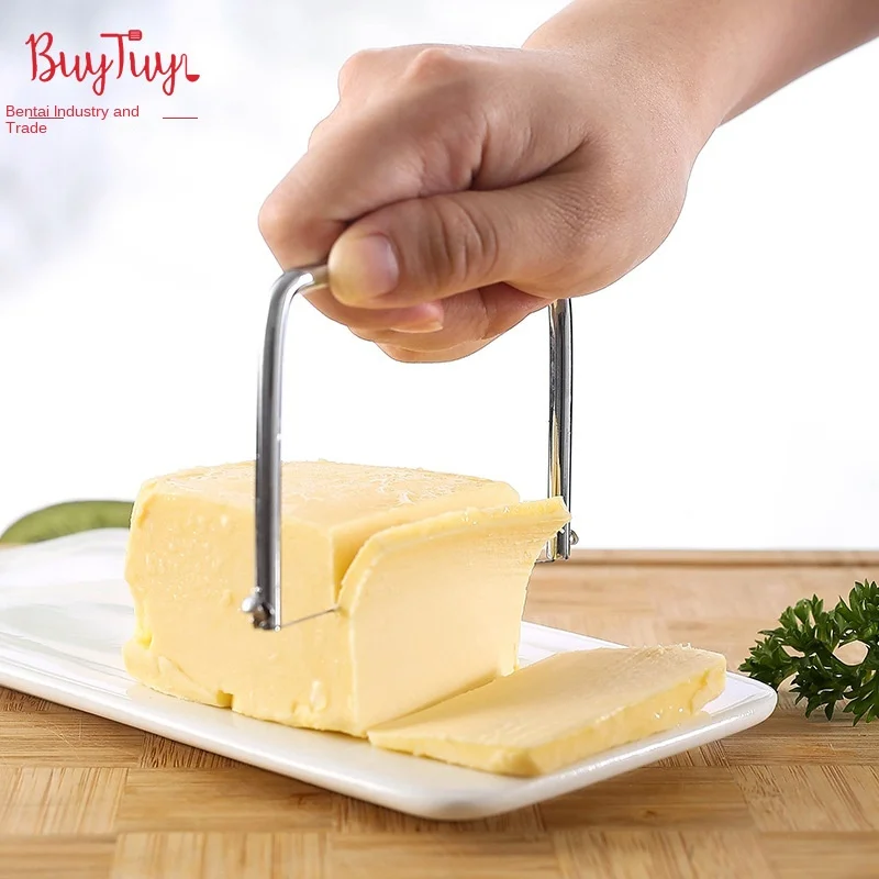 

Cheese Slicer Stainless Steel Eco-friendly Butter Cutting Board Butter Cutter Knife Board Kitchen Tools Cheese Board Butter