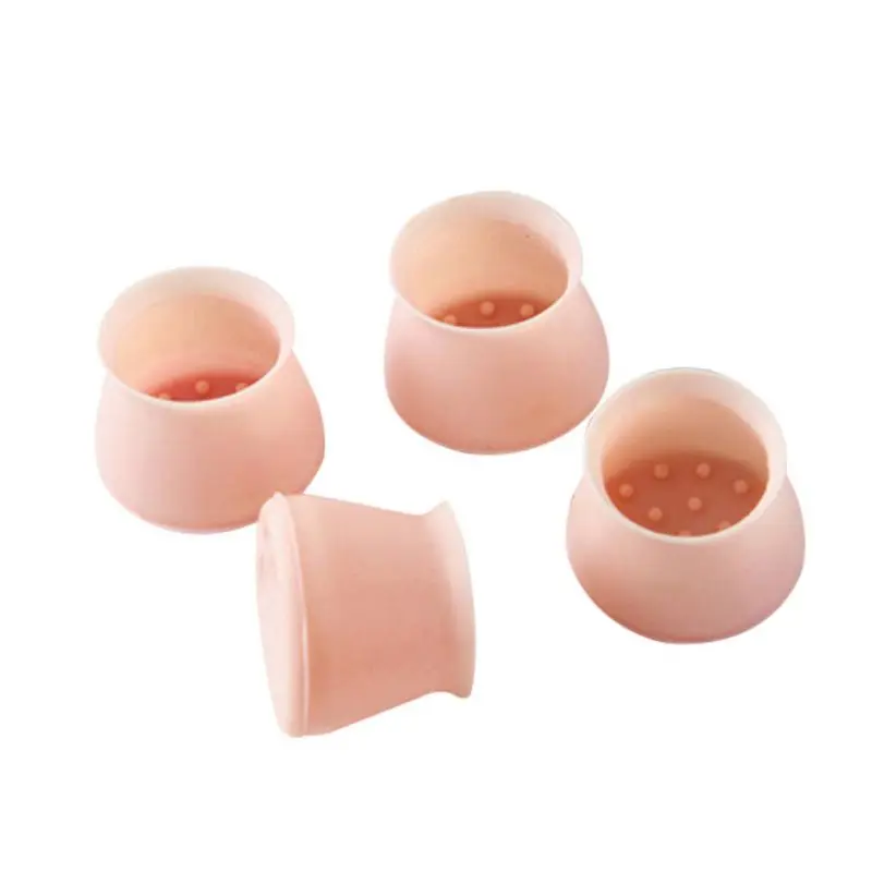 4Pcs/Set Silicone Table Foot Cover Socks Chair Leg Covers Anti-slip Prevent Scratches Feet Protector Pads | Мебель