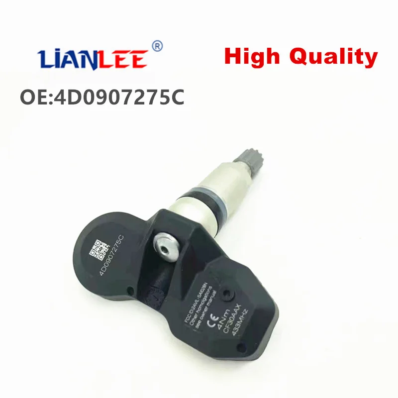 Новая система контроля давления в шинах TPMS 4 для 2004 2005 2006 2007 AUDI A4 A6 A8 OEM # 4D0907275C 433 МГц