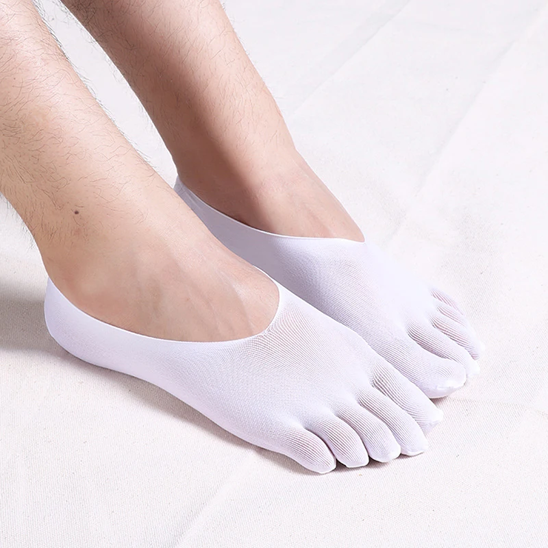 

Мужские дышащие носки, нескользящие носки с пятью носками для йоги, быстросохнущие хлопковые носки для фитнеса