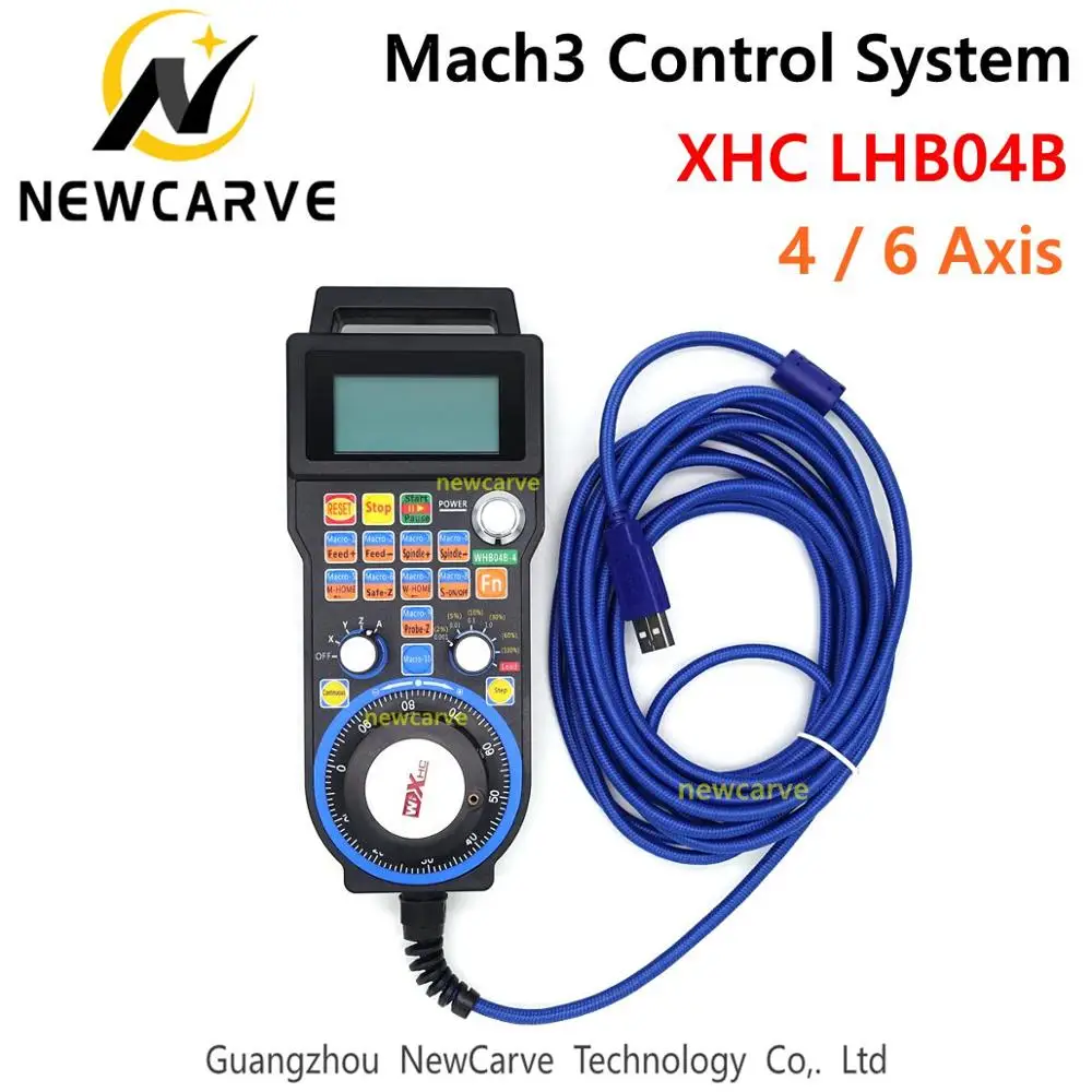 XHC LHB04B новейший Mach3 проводной MPG подвесной ручной контроллер ЧПУ для 4 / 6 осевого