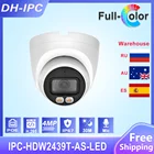Оригинальная полноцветная сетевая камера Dahua IPC-HDW2439T-AS-LED-S2 4 МП H.265 POE IP67 со встроенным микрофоном слот карты Micro SD
