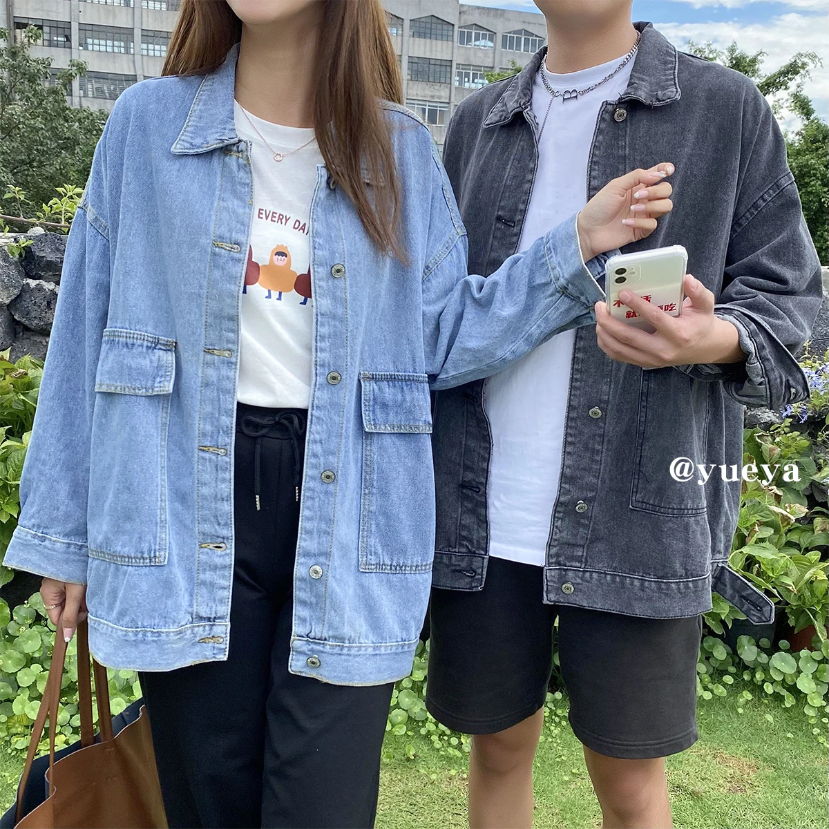 

European And American Style Early Autumn 2021 New BF Wind Denim Jacket Women Loose Casual Retro Wild Couple Jacket Jacket