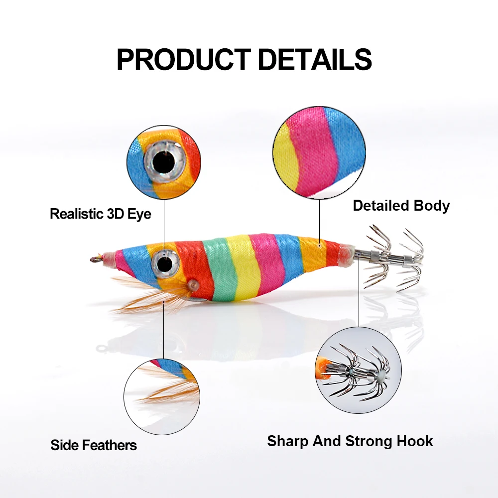 Рыболовные приманки для кальмара свинцовый грузила джиг крючок Tintenfisch