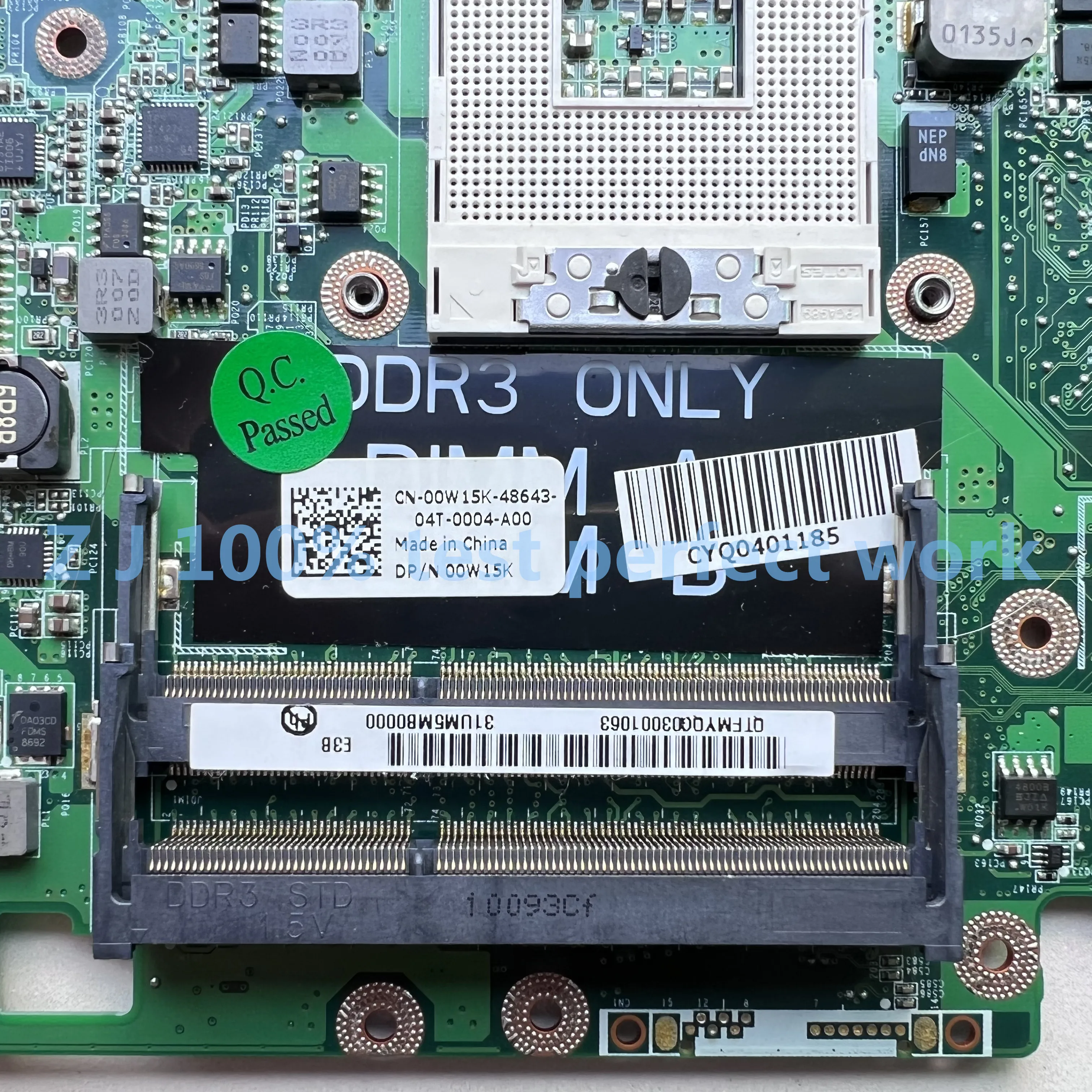 Высокое качество для DELL 1764 материнской платы ноутбука CN-00W15K 00W15K 0W15K DA0UM3MB8E0 HM55 PGA989