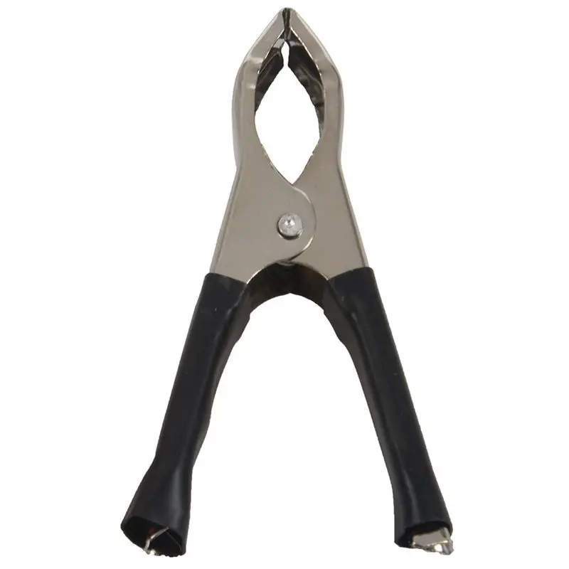 2 шт. металлический пластик крокодил Зажим Аллигатор автомобиль караван батарея