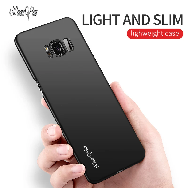 XUANYAO чехлы для телефонов Samsung Galaxy S8 Plus тонкий матовый чехол Матовый Жесткий Чехол