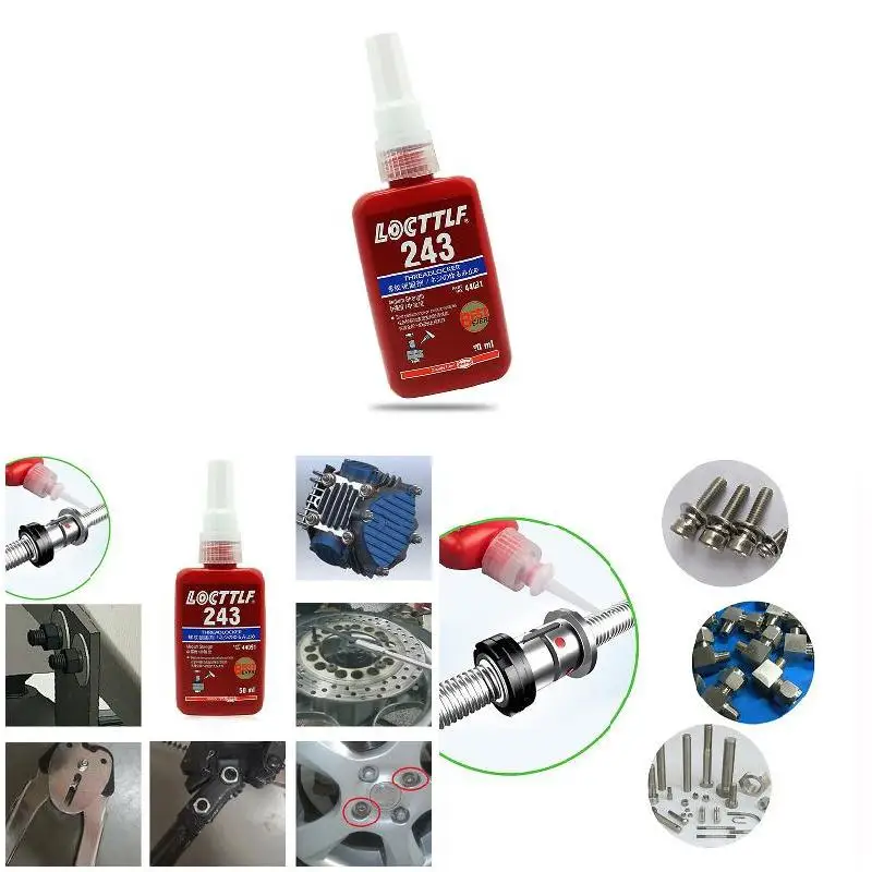 

Hot 1 Pcs 243 Medium Strength Threadlocker Anaerobic Adhesive Glue FQ-ing