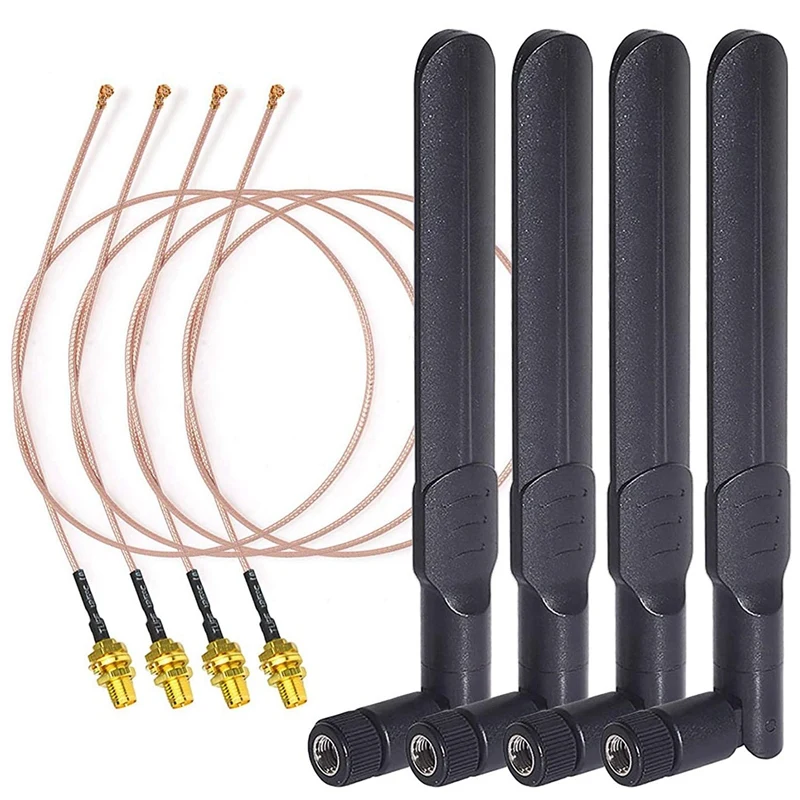 Двухдиапазонный WiFi 2 4 GHz 5GHz 5 8 8DBi RP SMA наружная антенна 20 см дюймов RG178 U.FL IPX IPEX к