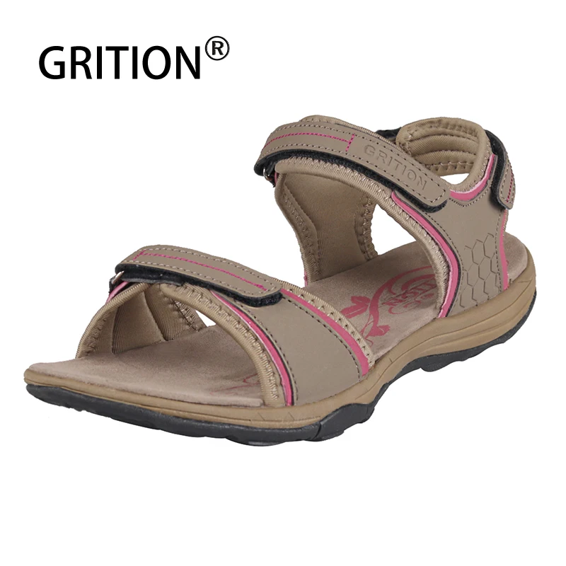 Сандалии GRITION женские на платформе уличная Удобная пляжная обувь Нескользящие