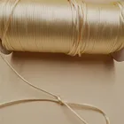 Атласный шнур для бисера цвета слоновой кости, 2 мм X 20 м, заплетенный в узел