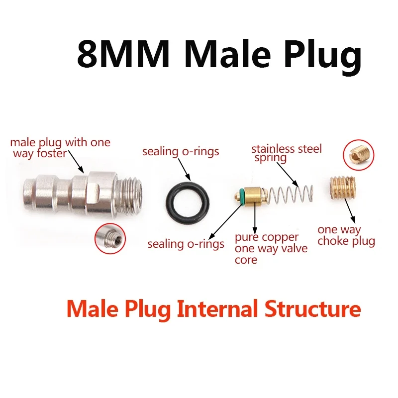 Комплект из 3 предметов PCP ВВС Пейнтбол Нержавеющая сталь сцепное устройство для