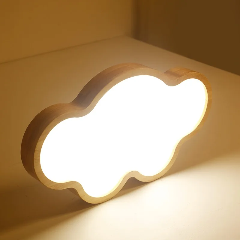 

Modern minimalist creative solid wood Japanese lamps led Nordic ceiling lamp bedroom warm room study room lamp WF5031536